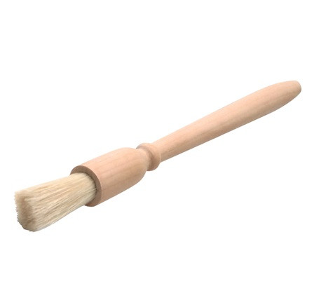 Wooden Handle round Pastry Brush Length 190mm  each
