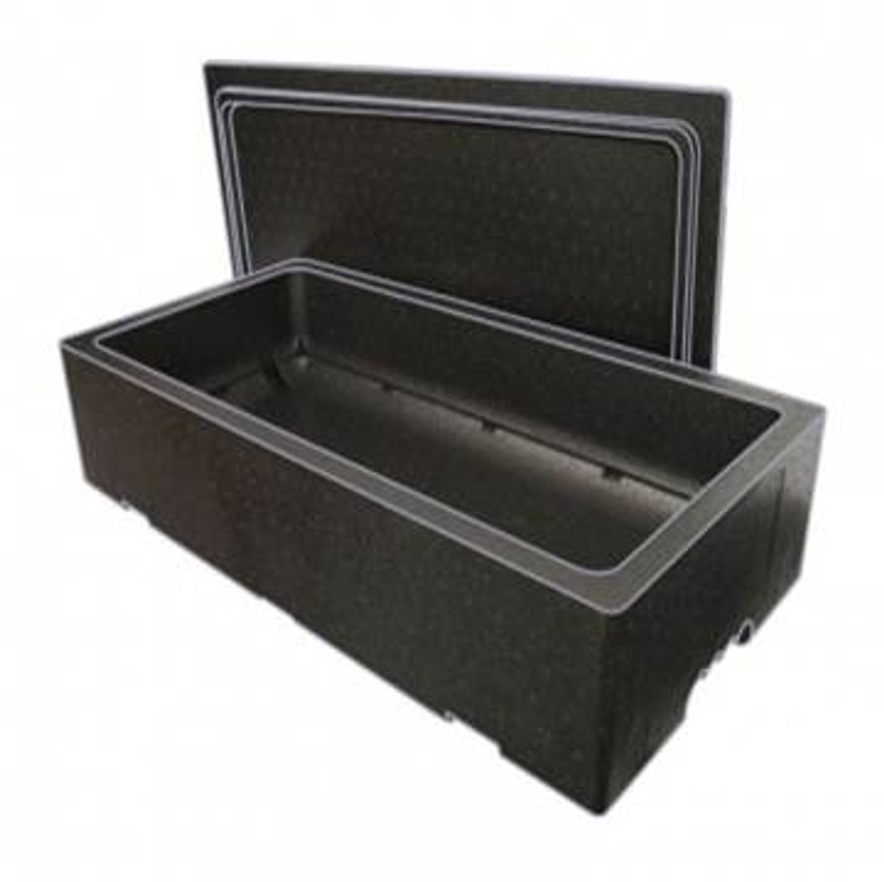 15klo Re-usable Heavy Duty Black Cool Box & Lid (35 boxes )