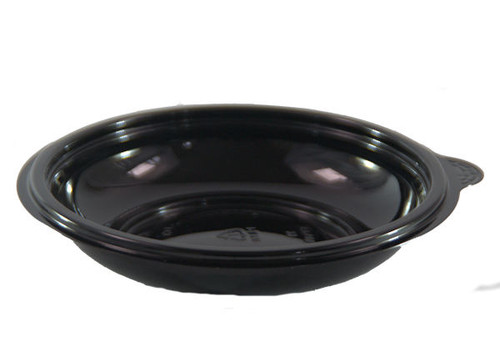 Large Black Crystal Classic 1400ml SaLad Bowl and Lid 250mm dia