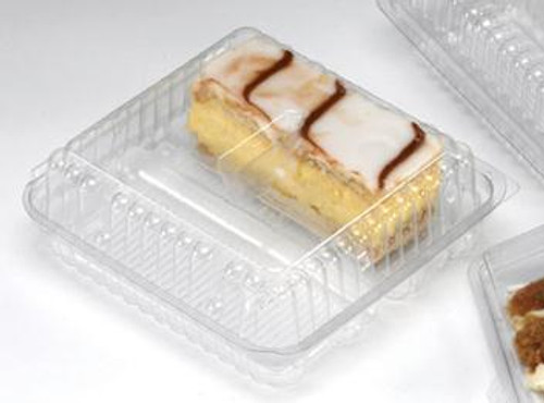 Round 190 x 190 x 55 Secure Hinged Flan bakery container