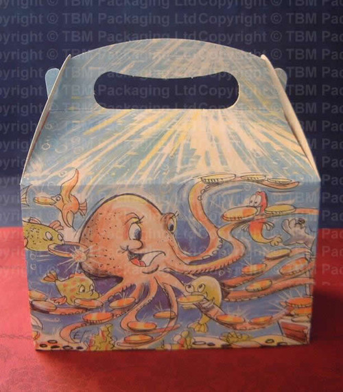 Case x 250 Kiddies Meal Boxes Seaworld