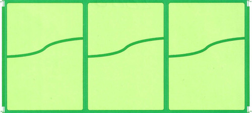 Pack x 495 Sandwich Labels ( 55 sheets x 9 labels ) Green 2 Part design 95 x 65mm Pack x 495 Sandwich Labels ( 55 sheets x 9 labels ) Green 2 Part design 95 x 65mm