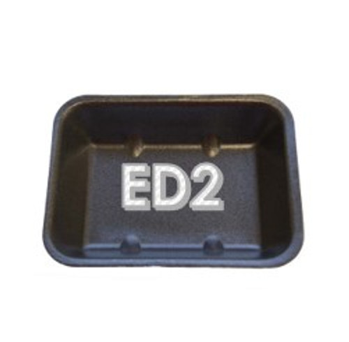 Pack x 250 ED2 Black Deep eps trays ( 178 x 133 x 35mm )