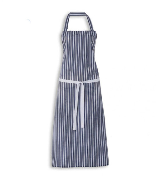 College stripe bib apron