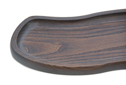 10 Wooden Canape Plinth Walnut Serving plates 36cmx15cm Quality platter for Appetisers