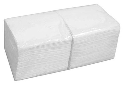 Pack x 500 30 x 30cm 1ply white napkins