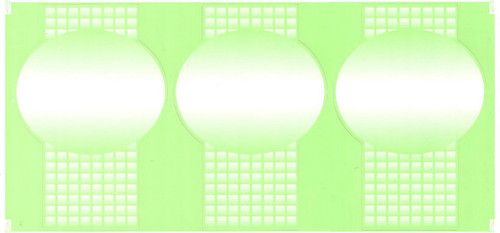 Pack x 495 Sandwich Labels ( 55 sheets x 9 labels ) Green Key Hole design 100 x 50mm