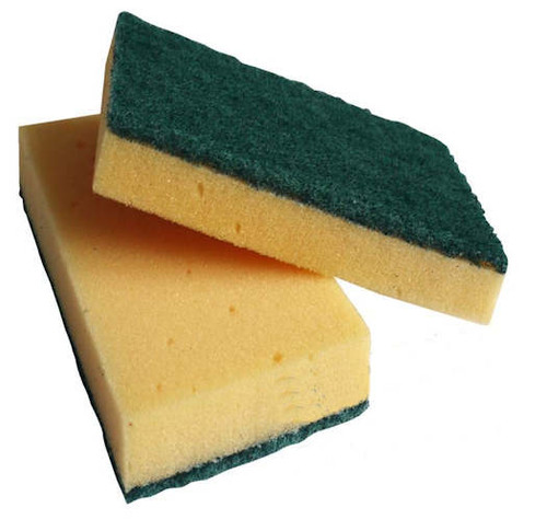 Pack of 16 Heavy Duty 50 x 90mm  sponge scourer's