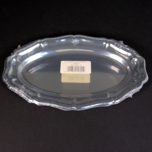 Clarity Oval 280mm Quality Plastic Platters