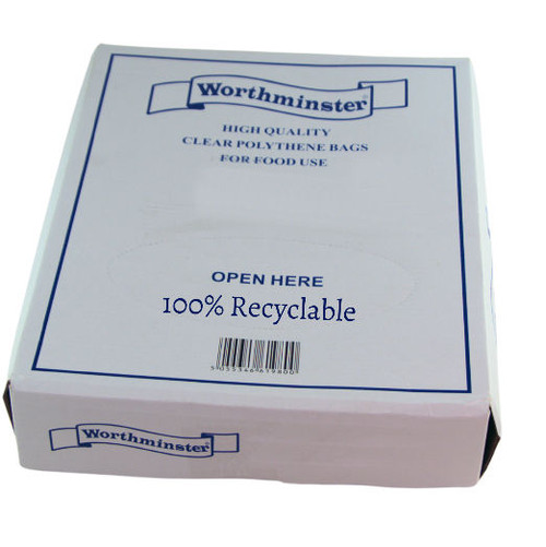 1,000 - 12 x 18" 100g poly bags ( 300 x 450mm ) 100% Recyclable