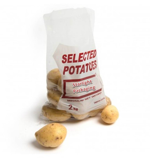 1,000 - 2kg Printed Potato Bags