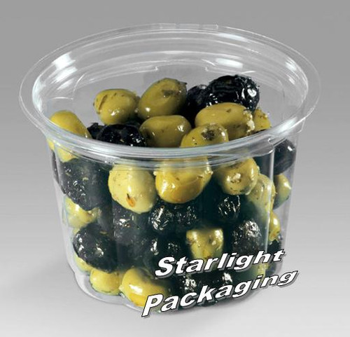 16oz ( 500ml ) Round Hinged Lid Deli Container