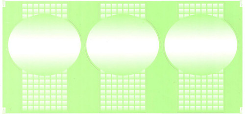 Pack x 99 Sandwich Labels ( 11 sheets x 9 labels ) Green Key Hole design 100 x 50mm