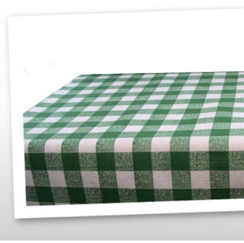 Banquet Roll, Green Gingham 1.25m x 25mt