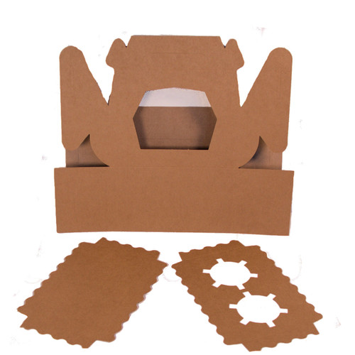 Small Bakery Window Kraft Cardboard Boxes