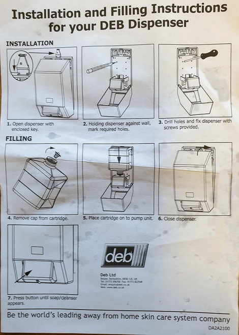 Deb 2L Wash Room Soap Dispenser