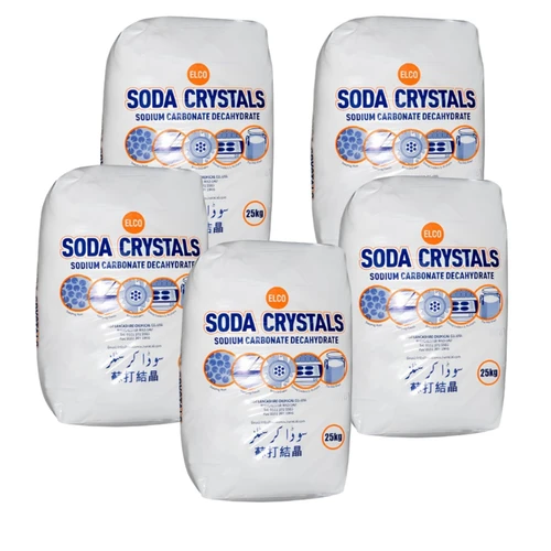 Bulk Soda Crystals 25kg (Sodium Carbonate / Washing Soda) x 5 Bags