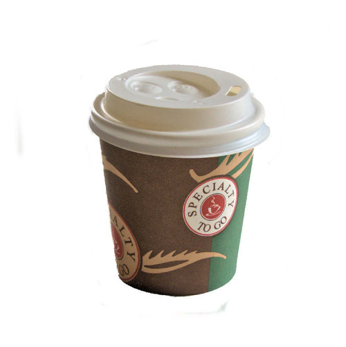 4oz Speciality Coffee Hot Paper Cup and white Sip Thro Lid OFFER