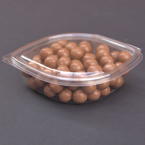 Pack x 50 375ml IRIS Hinged Lid Salad / ConfectionaryContainer 
