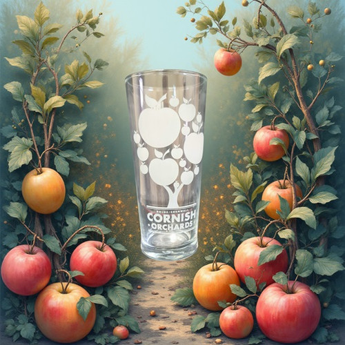 Cornish Orchards Toughened Pint Glasses
