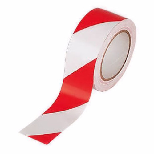  Roll Hazard Tape 50mm x 33m Red & White 