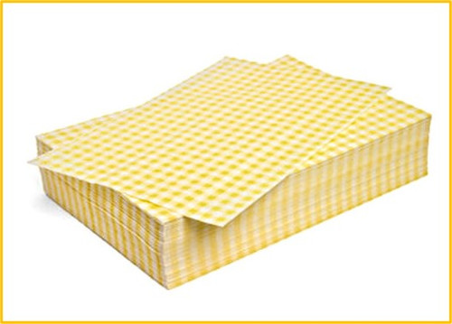 5kg pack Duplex Yellow gingham design wrapping