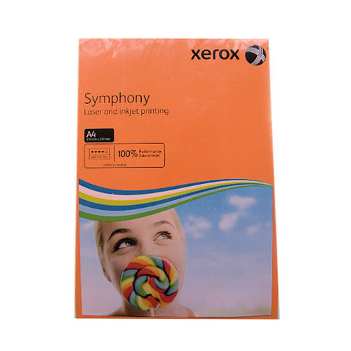 Xerox Symphony A4 80gsm Quality Laserjet or Inkjet Orange Paper 