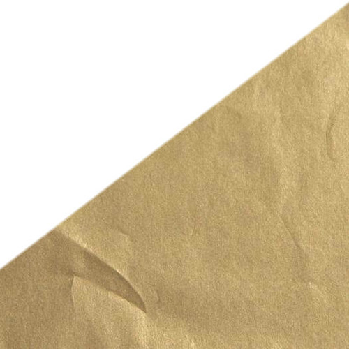 Pack of  5 Sheets 20"x 30" ( 500 x 750mm )  19gsm Gold  Pure MG acid free tissue