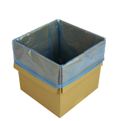 Box liner Food Grade Blue Tint Medium 30micron 15" x 22"x 23" 380 x 560 x 575mm  SPECIAL OFFER ( Case x 1,000 )