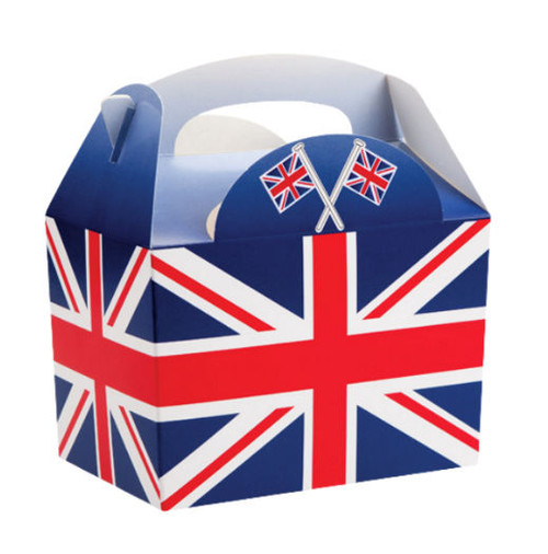 Pack x 10 Union Jack Meal Boxes 