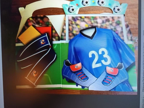 Pack x 10 Childrens Meal Boxes printed Football