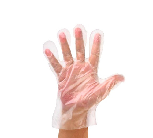 Supertouch CLEAR  PE Gloves  1 box 100 - Size Small