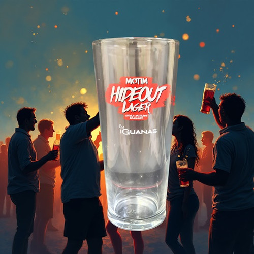 20oz 1 Pint Toughened  Nucleated New Hideout Larger Glasses each