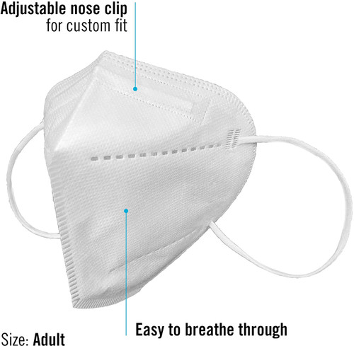 FFP2 NR Particle Filtering Half Face Mask Unvalved