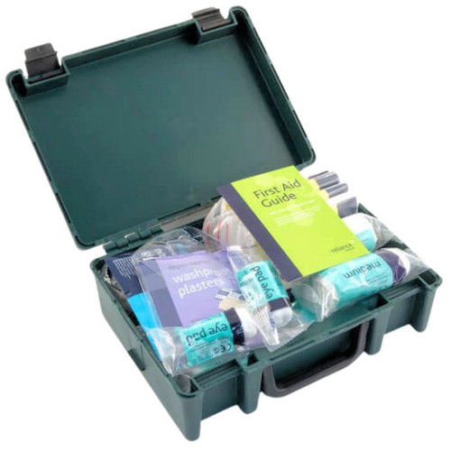 HSE Standard 1-10 Person Blue Dot First Aid Kit Complete