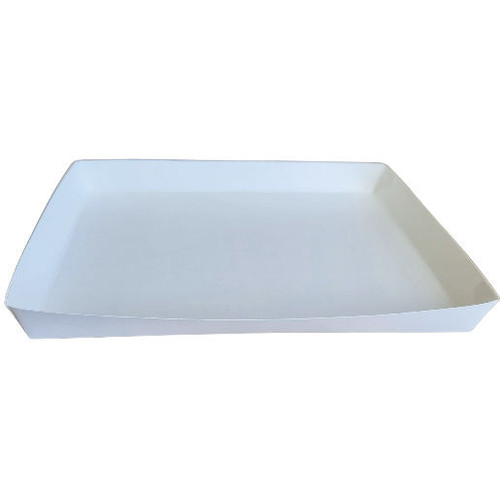 Large Ovenable White board Tray ( 180 x 240 x 25mm ) 9.5"x 7"x 1" ( see qty options )