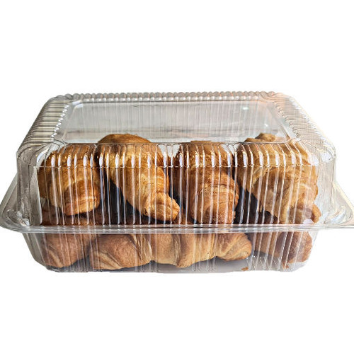 Round 190 x 190 x 55 Secure Hinged Flan bakery container