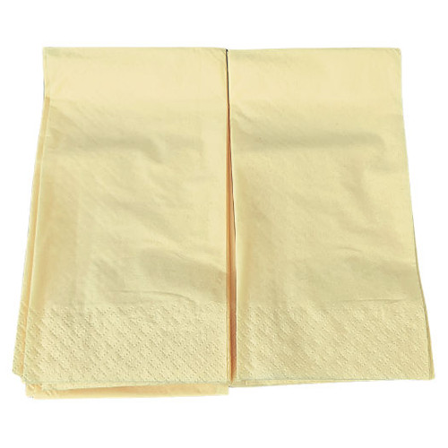 Case x 2,000 33cm Buttermilk 2 Ply Luncheon Napkins 8 Fold