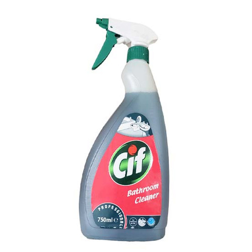Cif Professional Bathroom Cleaner 750ml spray bottle