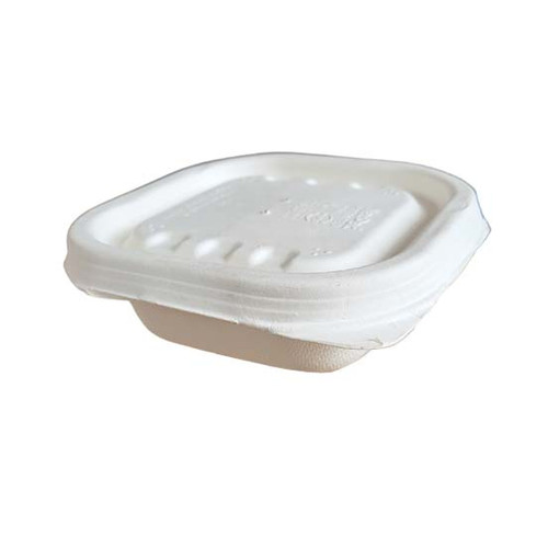 NA:PAC 8oz Square Food delivery containers with snap on lids