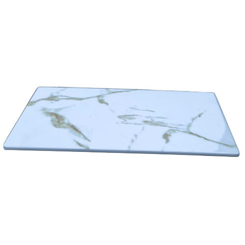 White Marble design 1/3 Gastronorme Melamine tray/platter  325 x 176 x 12mm each