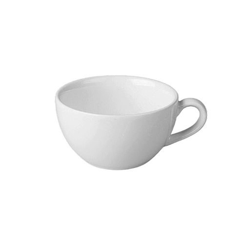 Rak Vitrified Porcelain Banquet Collection White Non-stackable Cup 15cl each