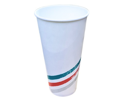 22oz Piazza Design Paper Cold Drinking Cup ( see qty options ) 