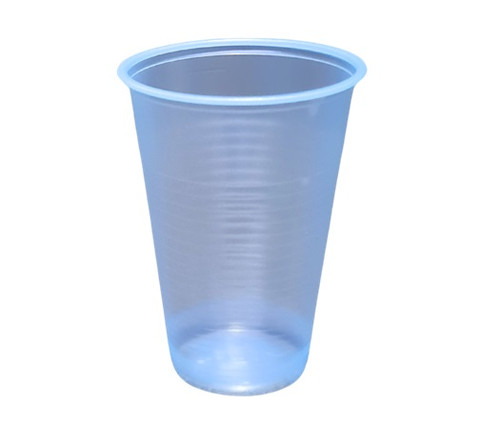 7oz Clear with Blue Tint Plastic Drinking Cup  Pack of 100