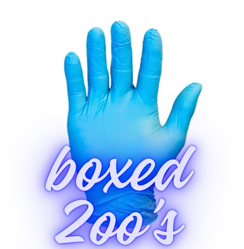 Box of 200 - Small Blue Sempercare Latex free / Powder free  Nitrile Gloves,