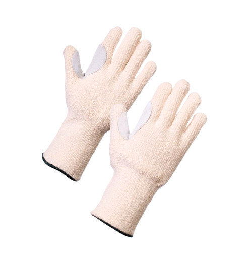 Supertouch Terry Cotton Chrome Patch Work Gloves per pair