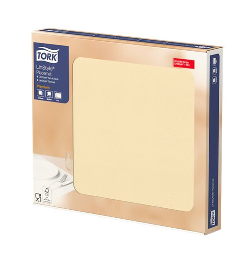 Case x 100 Tork Premium LinStyle® Placemat Cream