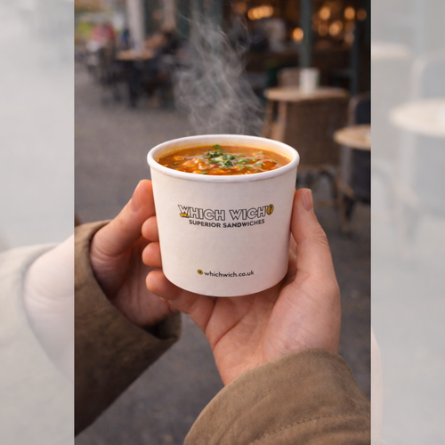 12oz 'Which' Soup Tub and Cardboard Lid (see options)