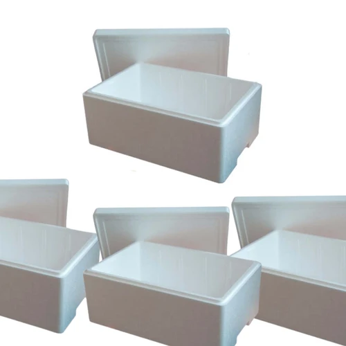 (4 Boxes) 20klo 580 x 360 x 266mm Polystyrene Cool box & lid