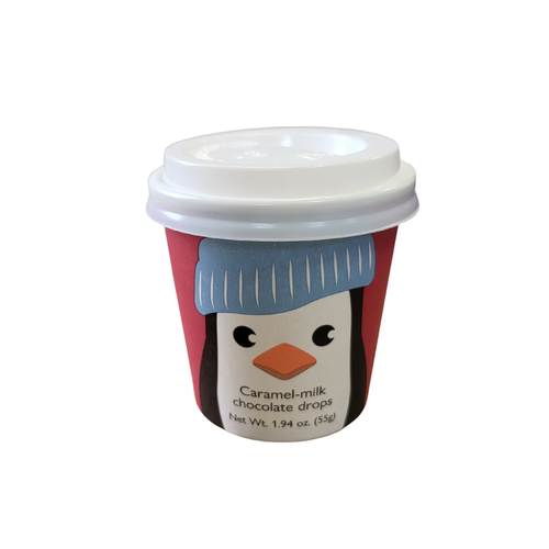 4oz Pots Festive Winter Design Penguin - Pack x 50 4oz Pots Festive Winter Design Penguin - Pack x 50